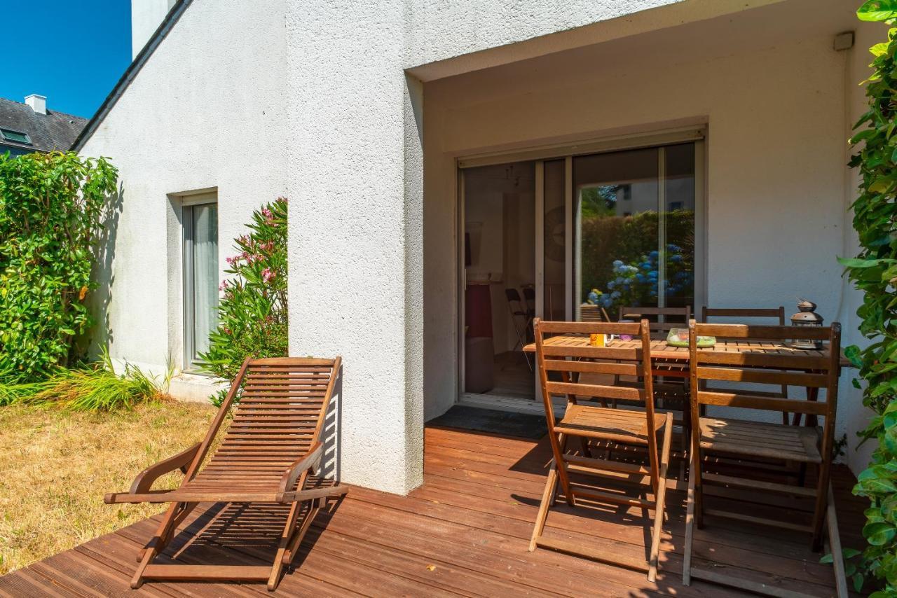 Apartament Les Cormorans - Appt En Rdc Avec Jardin Bénodet Zewnętrze zdjęcie